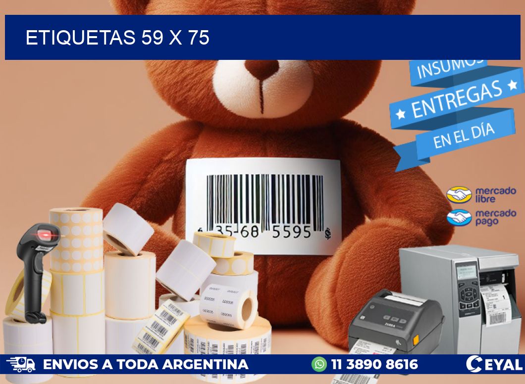 ETIQUETAS 59 x 75