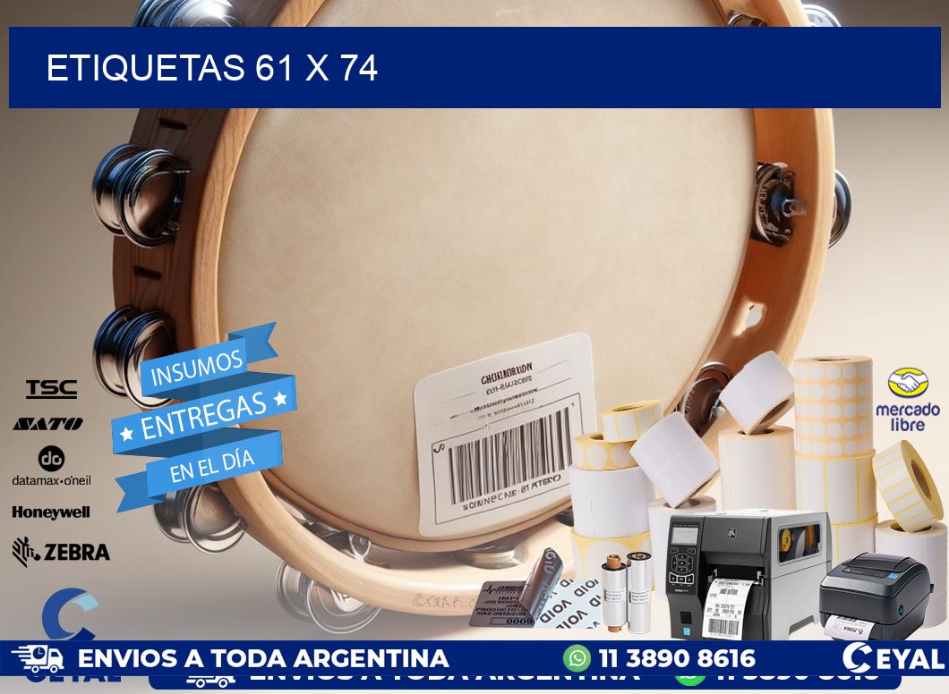 ETIQUETAS 61 x 74