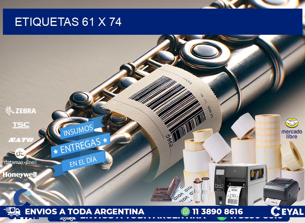 ETIQUETAS 61 x 74