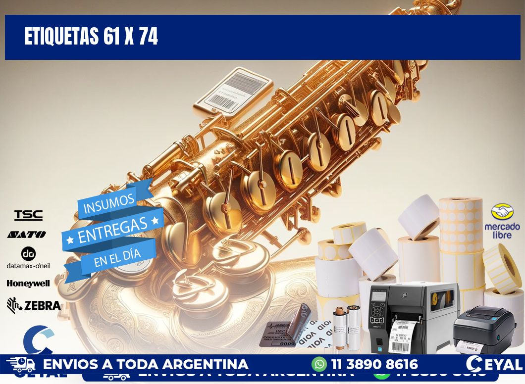 ETIQUETAS 61 x 74