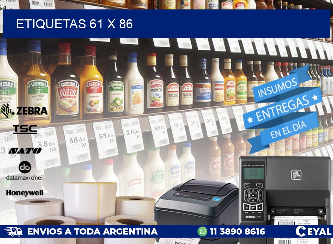 ETIQUETAS 61 x 86