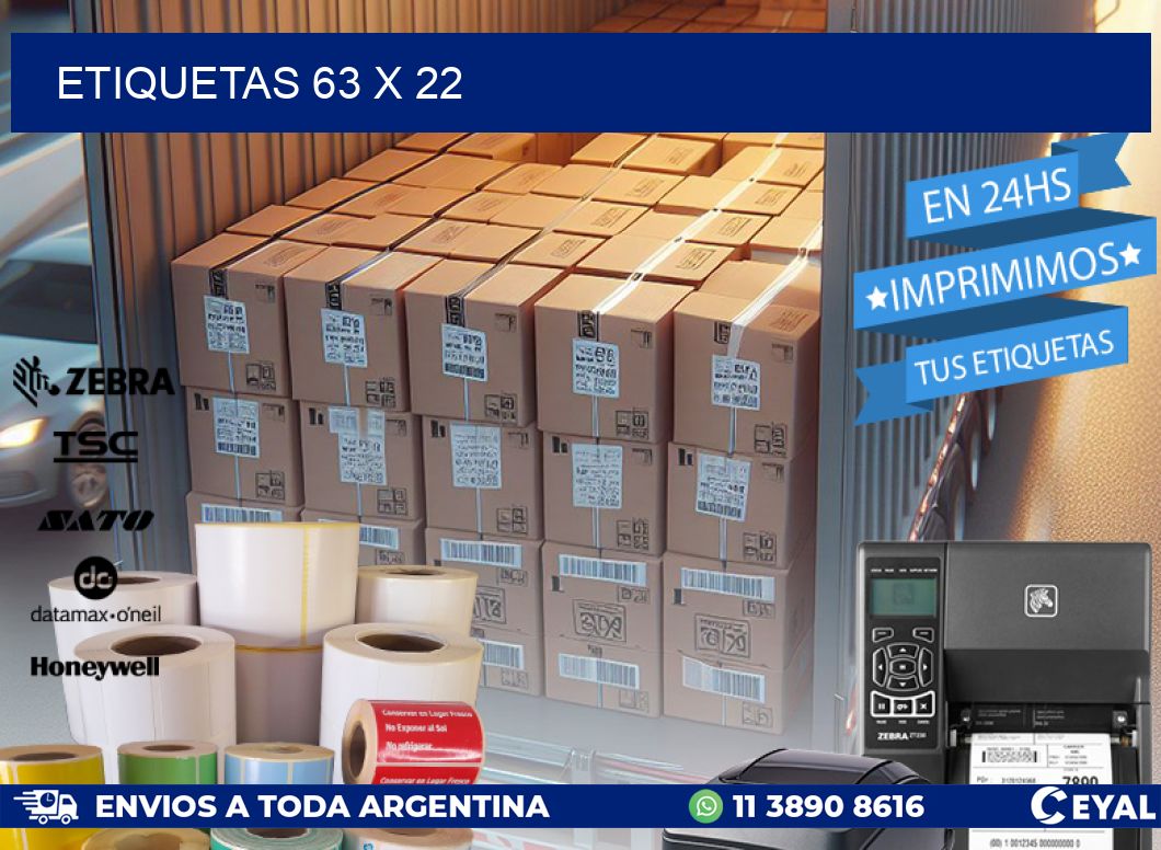 ETIQUETAS 63 x 22
