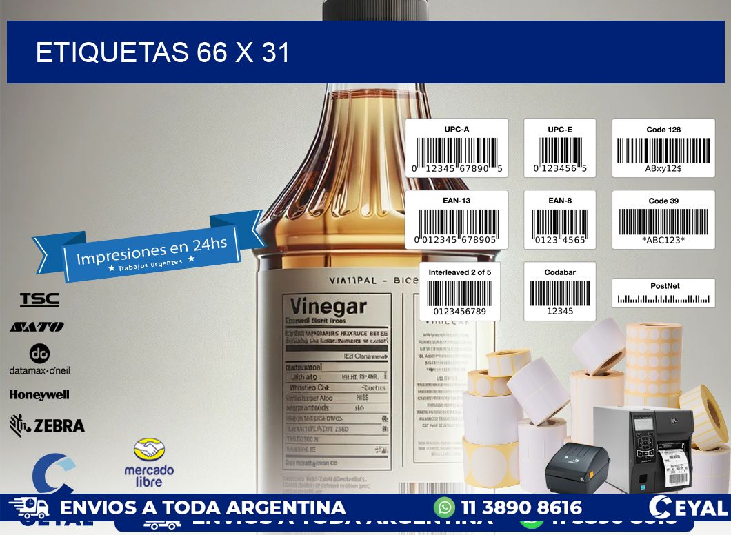 ETIQUETAS 66 x 31