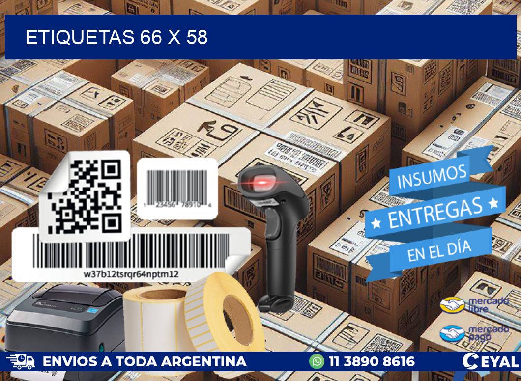 ETIQUETAS 66 x 58
