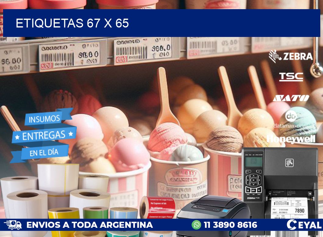 ETIQUETAS 67 x 65