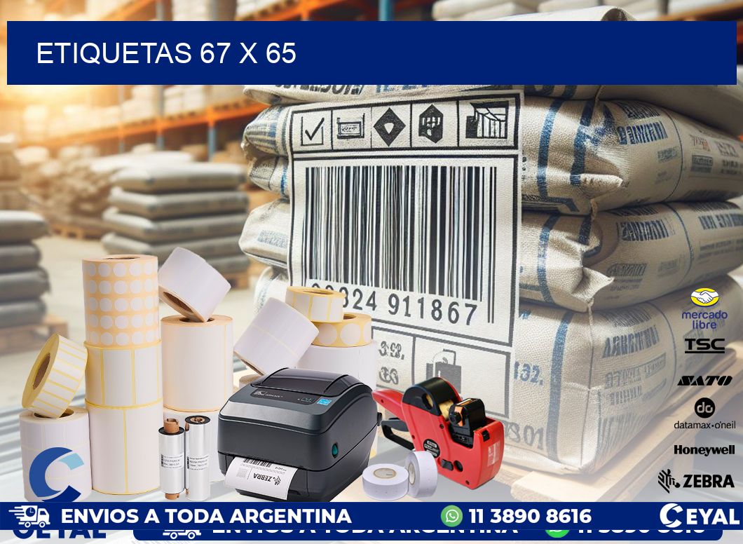 ETIQUETAS 67 x 65