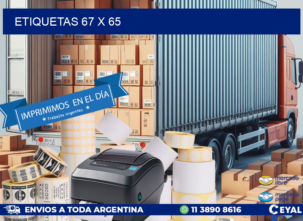 ETIQUETAS 67 x 65