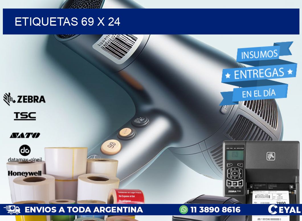ETIQUETAS 69 x 24