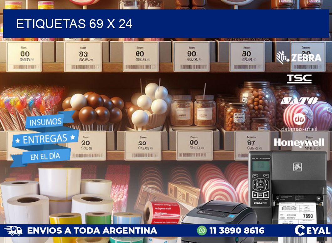 ETIQUETAS 69 x 24