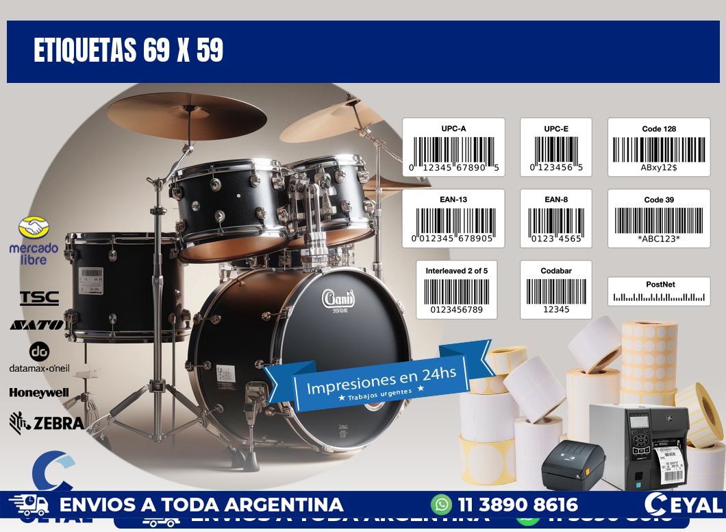 ETIQUETAS 69 x 59
