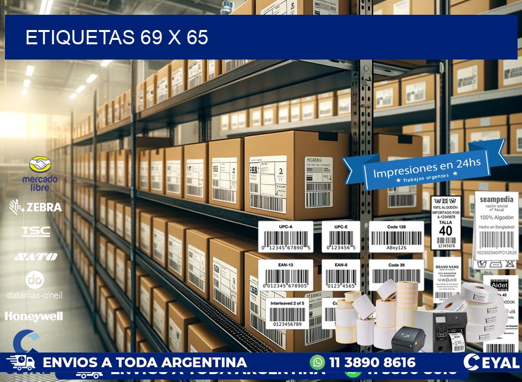 ETIQUETAS 69 x 65