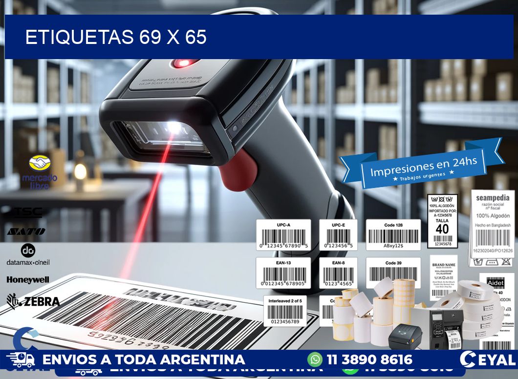ETIQUETAS 69 x 65