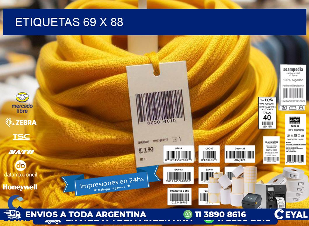 ETIQUETAS 69 x 88
