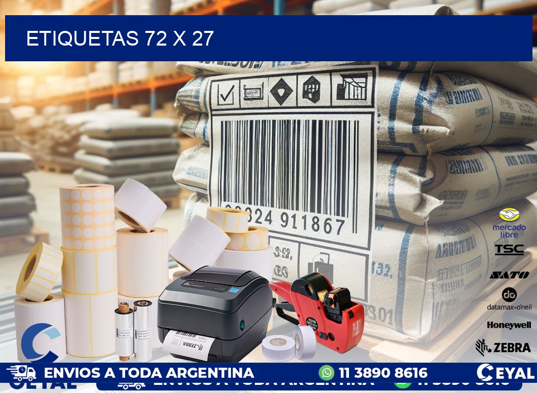 ETIQUETAS 72 x 27