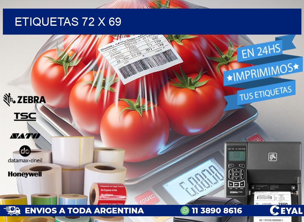 ETIQUETAS 72 x 69
