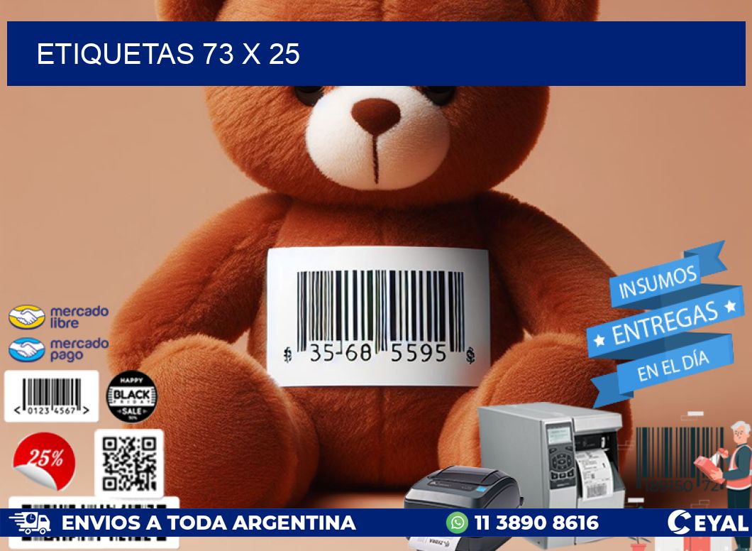 ETIQUETAS 73 x 25