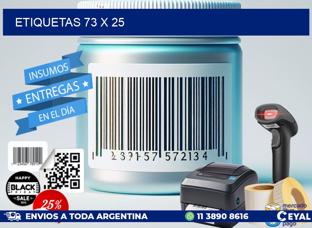 ETIQUETAS 73 x 25