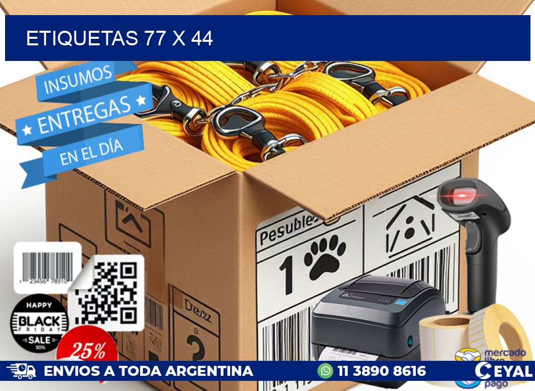 ETIQUETAS 77 x 44