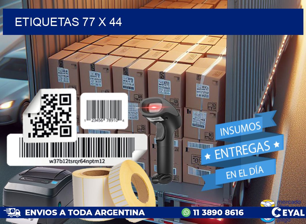 ETIQUETAS 77 x 44