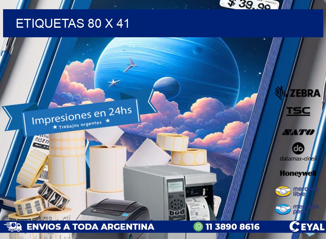 ETIQUETAS 80 x 41