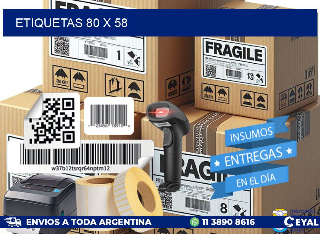 ETIQUETAS 80 x 58