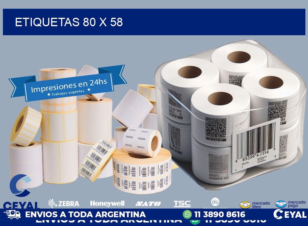 ETIQUETAS 80 x 58