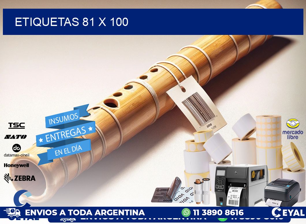 ETIQUETAS 81 x 100