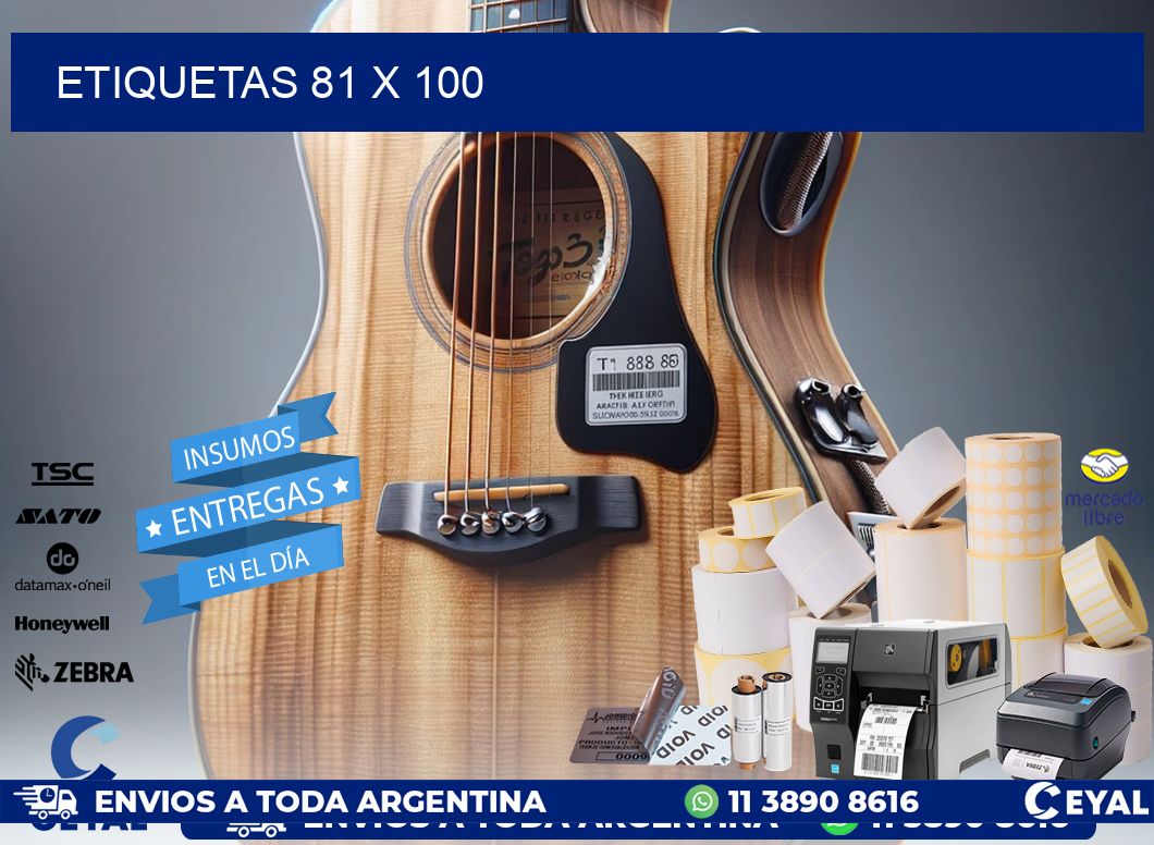 ETIQUETAS 81 x 100