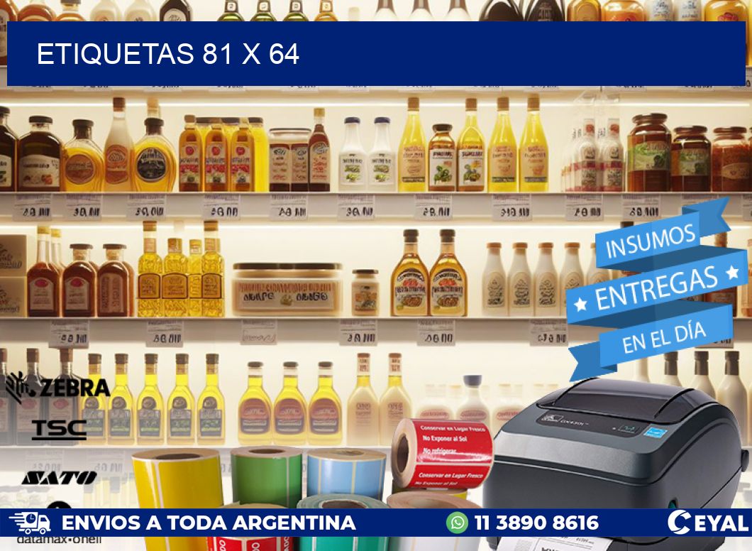 ETIQUETAS 81 x 64