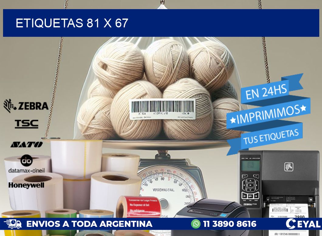 ETIQUETAS 81 x 67