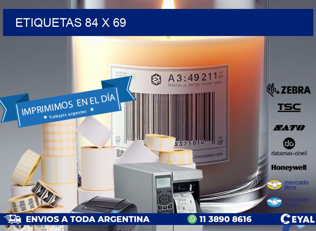 ETIQUETAS 84 x 69