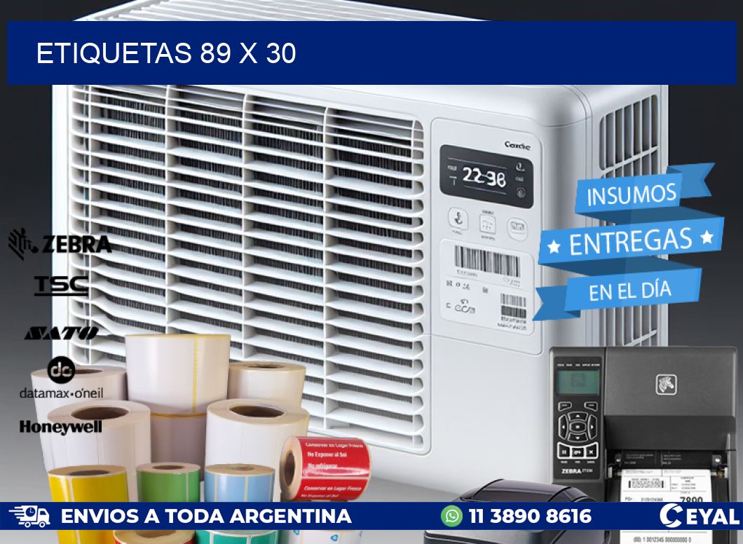 ETIQUETAS 89 x 30