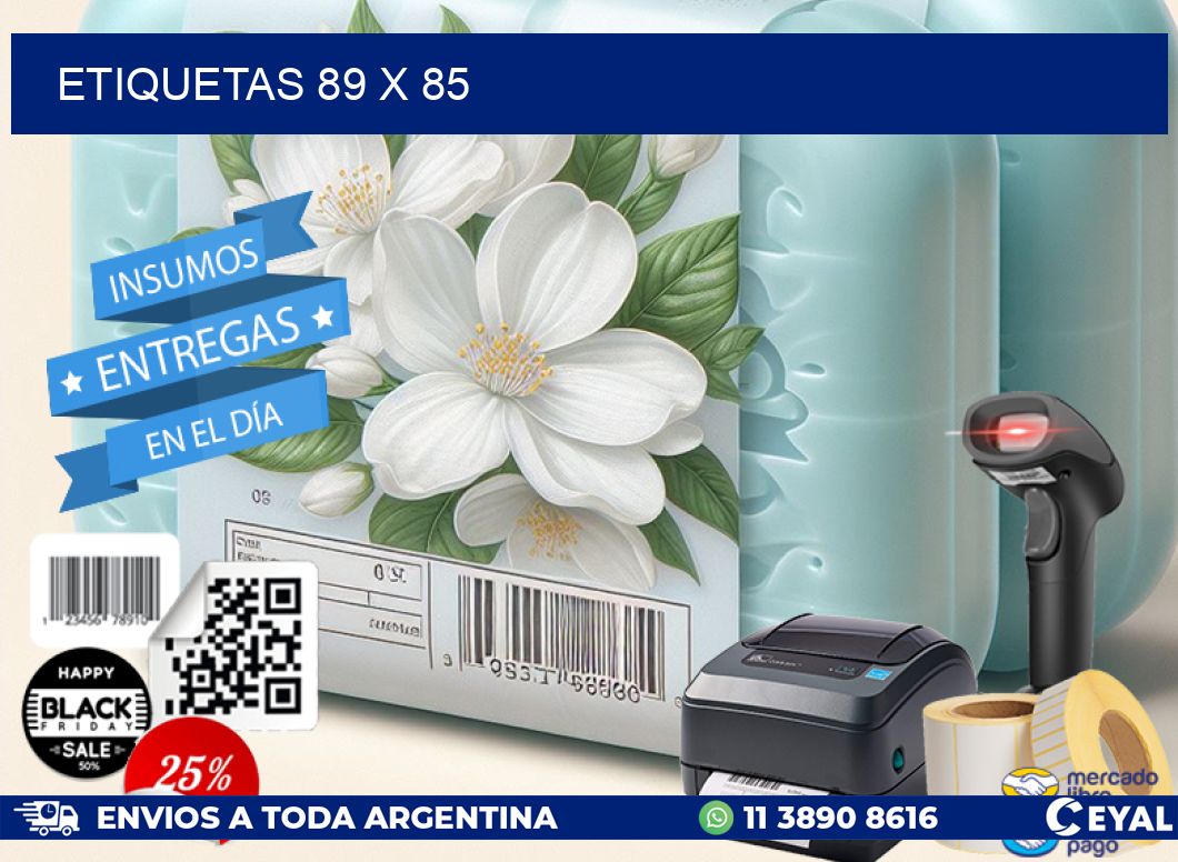 ETIQUETAS 89 x 85