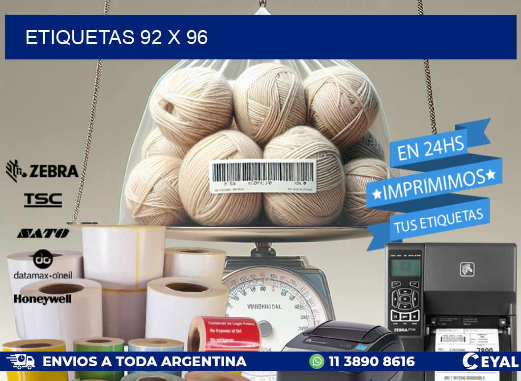 ETIQUETAS 92 x 96