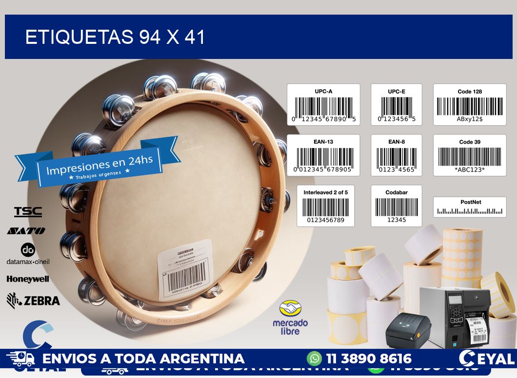 ETIQUETAS 94 x 41