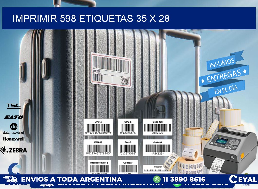 IMPRIMIR 598 ETIQUETAS 35 x 28