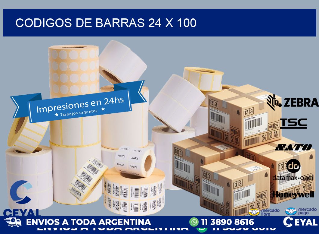 codigos de barras 24 x 100