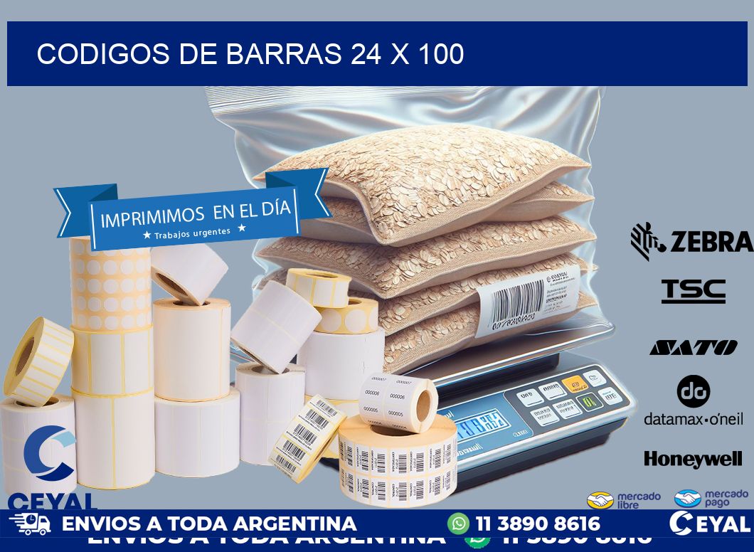 codigos de barras 24 x 100