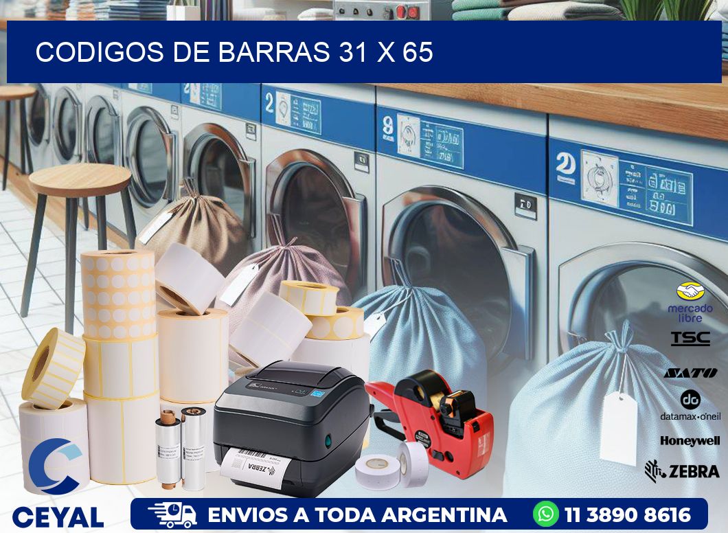 codigos de barras 31 x 65