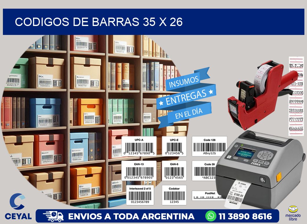 codigos de barras 35 x 26