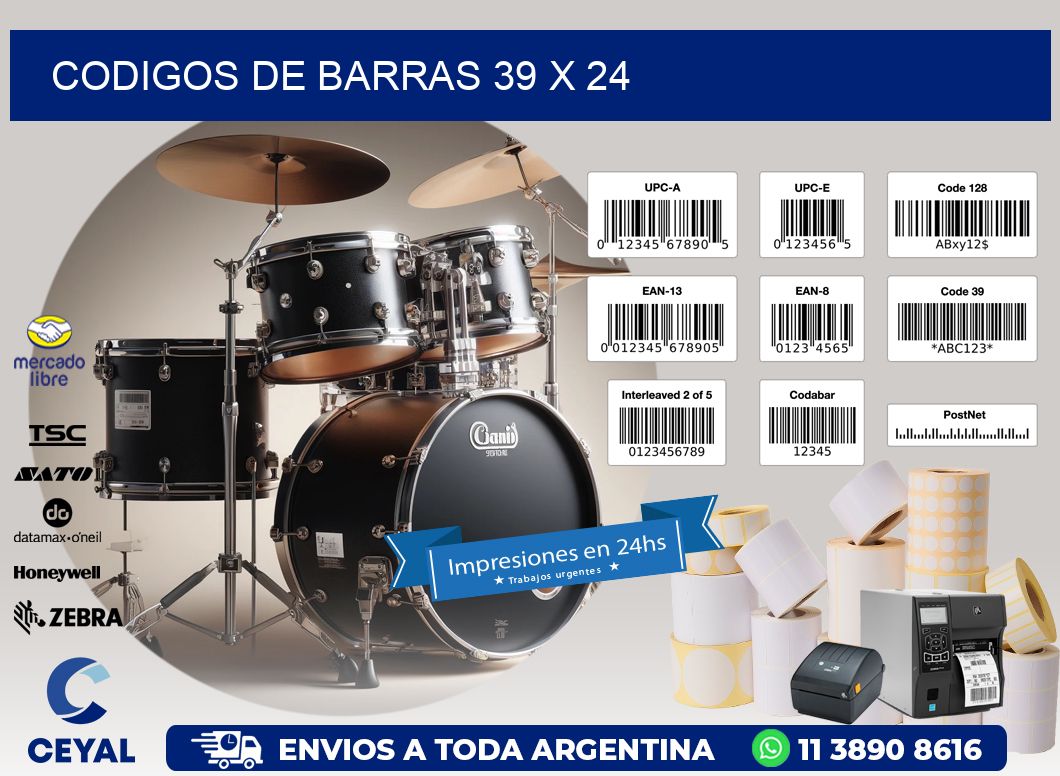 codigos de barras 39 x 24