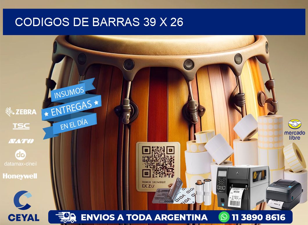 codigos de barras 39 x 26