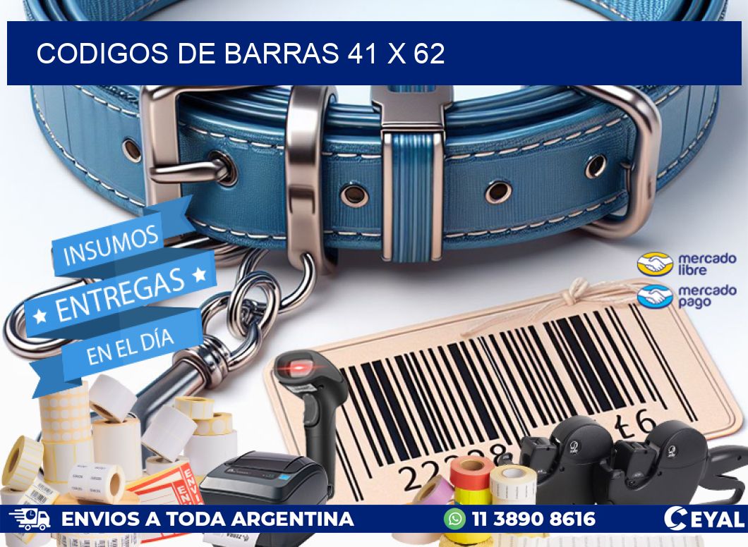 codigos de barras 41 x 62