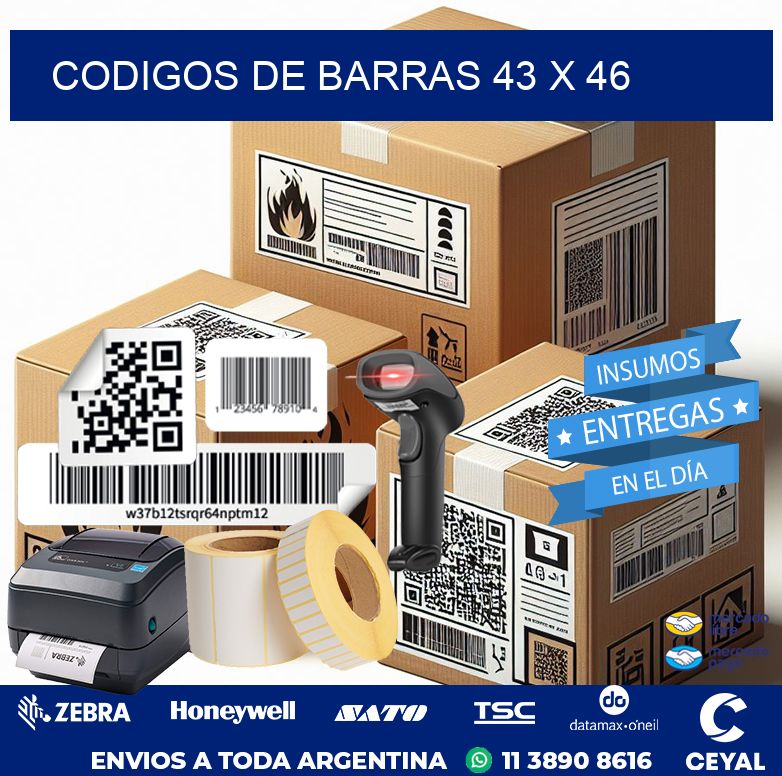 codigos de barras 43 x 46