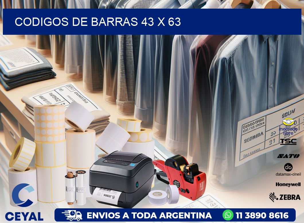 codigos de barras 43 x 63