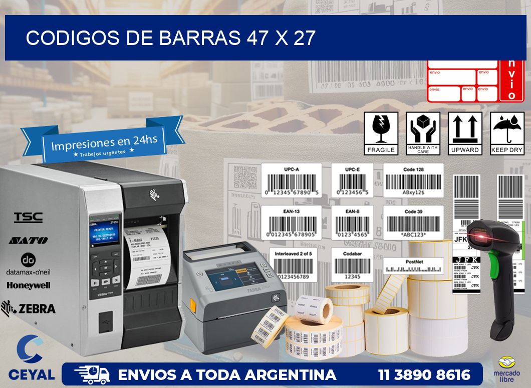 codigos de barras 47 x 27