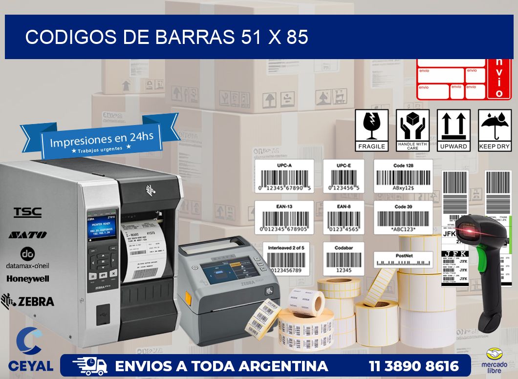 codigos de barras 51 x 85