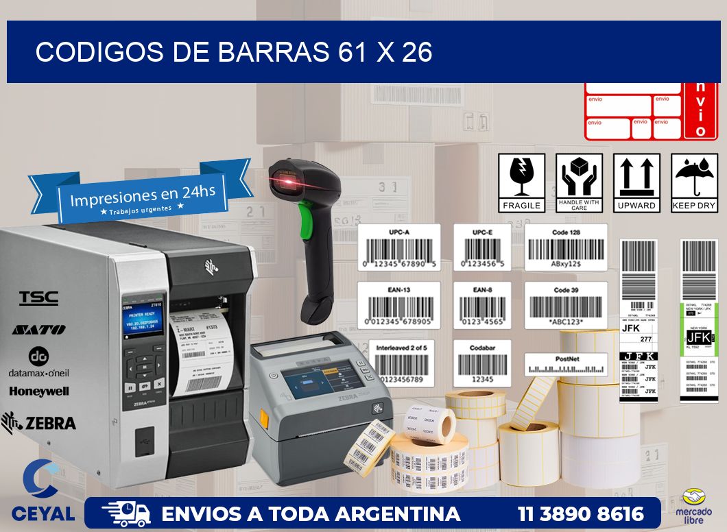 codigos de barras 61 x 26
