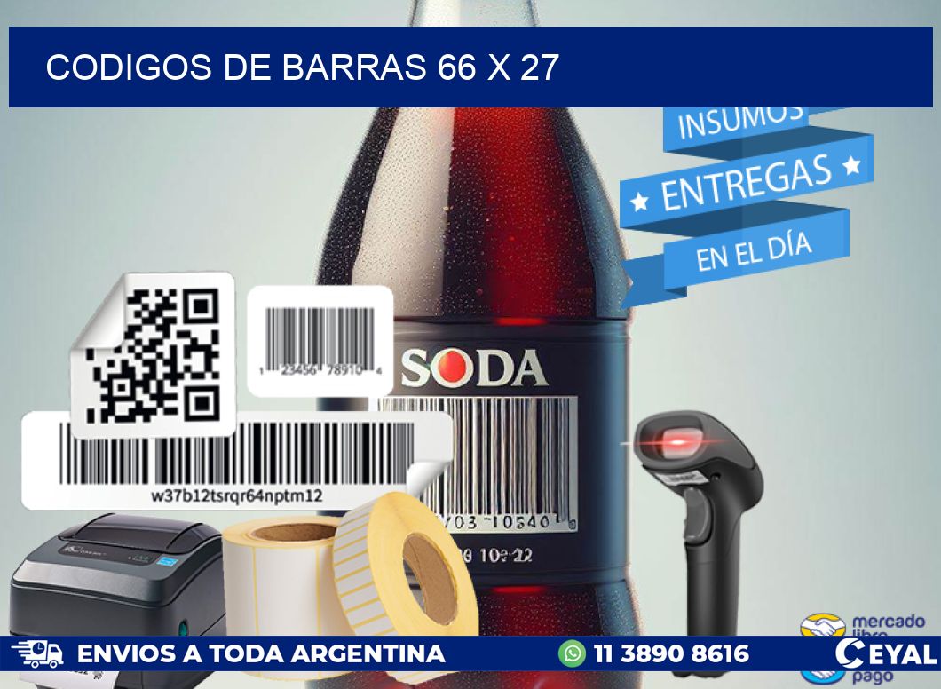 codigos de barras 66 x 27