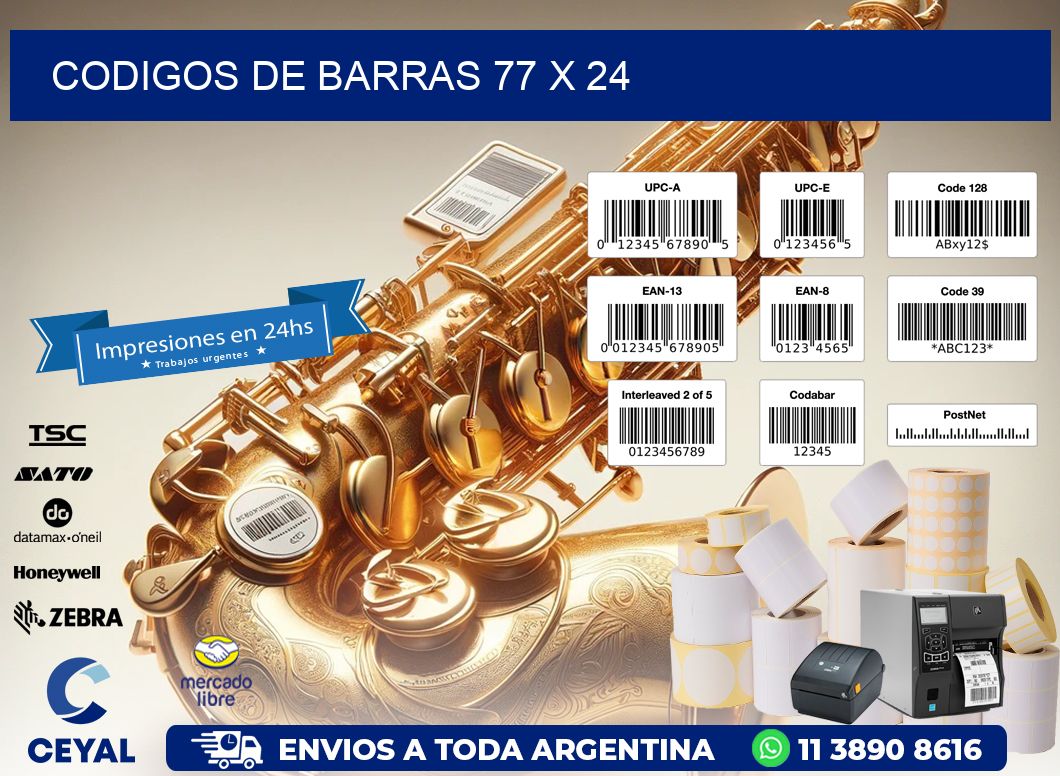 codigos de barras 77 x 24
